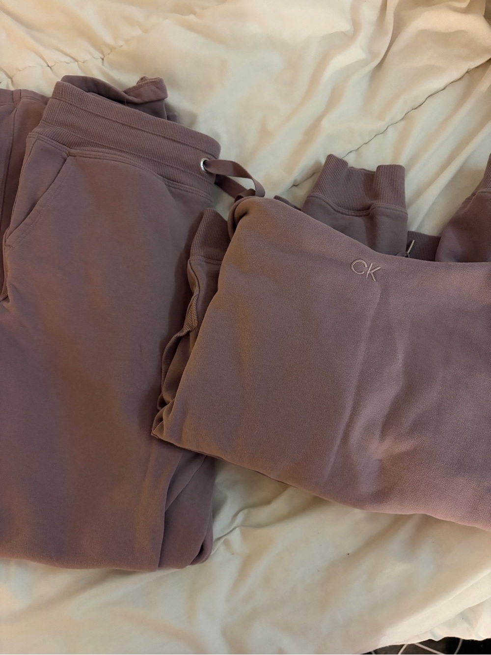 Calvin Klein Purple Sweat set